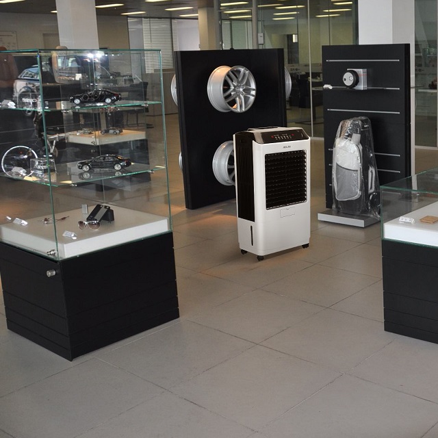 Freon Free Portable Swamp Cooler, 18L Water Tank Home Use Cooling